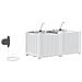 FIORIERE con Sistema di Irrigazione 2 pcs Bianco - Foto miniatura 7