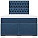Giroletto a Molle con Materasso Blu 120x190 cm in Tessuto - Foto miniatura 6
