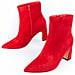 Stivaletto Con Tacco Botirey5 Rosso Rosso Materiale Sintetico E Tessile - Foto miniatura 1