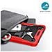 Custodia Per Ipad Pro 11/air 5/4 Con Supporto E Tracolla Rossa - Foto miniatura 3