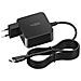 Caricatore Da Parete Per Laptop / Macbook Usb-c 65w Con Cavo Di Ricarica Rapida, Nero - Foto miniatura 1