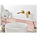 Rubinetto Miscelatore Da Parete Per Lavabo Guatavia Ottone Oro - Foto miniatura 1
