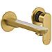 Rubinetto Miscelatore Da Parete Per Lavabo Guatavia Ottone Oro - Foto miniatura 2
