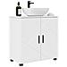 Mobile da Bagno Bianco lucido 61 x 35 x 64 cm Legno multistrato - Foto miniatura 3