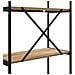 Libreria rovere artigianale 80 x 30 x 183 cm Legno multistrato - Foto miniatura 9
