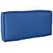 Cuscino Pallet Schienale Blu Reale 80x40x12 cm Tessuto Oxford - Foto miniatura 1