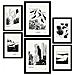 Set Di 6 Stampe In Black Ink Corners Stampe Artistiche E Astratte Per L'interior Design A3 & A4 Senza Cornice - Foto miniatura 1