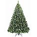 Albero di Natale artificiale con 300 LED Verde 210 cm PE e PVC - Foto miniatura 3