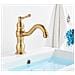 Rubinetto per lavabo da bagno, Blackswan, tipo M148, modello corto in bronzo antico, misura 21,5 cm - Foto miniatura 2