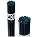 Saldatore Per Plastica Abs Nero 50g - Granuli Di Alta Qualità | Drut 42 Cm, Misto Forme | Per Carrozzeria, Motori, Scooter, Quad - Foto miniatura 1