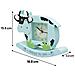 Sveglia Analogica Per Bambini Design Mucca Modello Happy To You - Foto miniatura 4