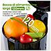 Estrattore di Succo a Freddo, Estrattore Lento a Bocca Larga da 120mm, Sistema a Doppia Filtrazione per Alta Resa di Succo, Senza BPA, 250W, Capacità 1.2L - Nero - Foto miniatura 1