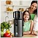 Estrattore di Succo a Freddo, Estrattore Lento a Bocca Larga da 120mm, Sistema a Doppia Filtrazione per Alta Resa di Succo, Senza BPA, 250W, Capacità 1.2L - Nero - Foto miniatura 3
