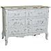 Cassettiera In Legno Laccato Bianco 120x51x84h - Foto miniatura 1