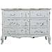 Cassettiera In Legno Laccato Bianco 120x51x84h - Foto miniatura 3