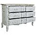 Cassettiera In Legno Laccato Bianco 120x51x84h - Foto miniatura 4