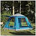 Tenda Istantanea con Catena per la Pioggia per 3 Persone con Rilascio Veloce - Foto miniatura 2