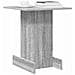 Tavolino Grigio Sonoma 44,5 x 45 x 55 cm Legno multistrato - Foto miniatura 3