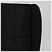 Orecchia della Testata Nero 80 x 23 x 6 cm PVC - Foto miniatura 4