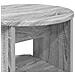 Mobile laterale Sonoma grigia Ø40 x 50 cm Legno ingegnerizzato - Foto miniatura 8