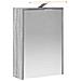 Mobiletto per specchio da bagno Grigio Sonoma 43 x 16 x 62.5 cm - Foto miniatura 1