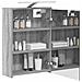 Mobiletto per specchio da bagno Grigio Sonoma 43 x 16 x 62.5 cm - Foto miniatura 3