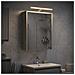 Mobiletto per specchio da bagno Grigio Sonoma 43 x 16 x 62.5 cm - Foto miniatura 4