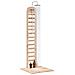 Doccia da esterno 223 cm Legno massello di pino e acciaio inox - Foto miniatura 3