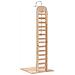 Doccia da esterno 223 cm Legno massello di pino e acciaio inox - Foto miniatura 6