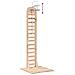 Doccia da esterno 223 cm Legno massello di pino e acciaio inox - Foto miniatura 9