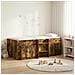 Struttura Letto Loft con Armadietto con porta 3 pz Rovere Fumo - Foto miniatura 2
