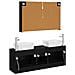 Set di mobili per il bagno 4 pcs Rovere Nero - Foto miniatura 8