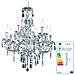 Lampadario Classico Realitytrio Vetro Acrilico 9 Luci 61cm Trasparente - Foto miniatura 7