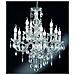 Lampadario Classico Realitytrio Vetro Acrilico 9 Luci 61cm Trasparente - Foto miniatura 12