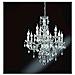 Lampadario Classico Realitytrio Vetro Acrilico 9 Luci 61cm Trasparente - Foto miniatura 8