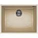 Lavello Quadra 110 Keratek Plus Sottotop 58x44 cm 1 vasca Colore Champagne 95 - Foto miniatura 1