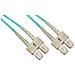 Cavo Fibra Ottica Sc A Sc Multimode Duplex Om3 50/125 Mt. 0,5 - Foto miniatura 1