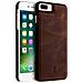 Cover Iphone 8+, 7+, 6+, 6s+ Protezione Rigida Pelle Vera Marrone - Foto miniatura 2