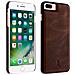 Cover Iphone 8+, 7+, 6+, 6s+ Protezione Rigida Pelle Vera Marrone - Foto miniatura 1