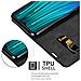 Custodia Compatibile Con Xiaomi Redmi Note 8 Pro In Nero Di Notte - Coperchio Protettiva Con Chiusura Magnetica, Funzione Stand E Tasca Per Le Carte - Foto miniatura 7