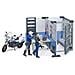 Stazione Di Polizia Con Motocicletta - Foto miniatura 1