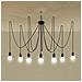 7 Lampadario A Sospensione A Grappolo Nero, E27 - Foto miniatura 11