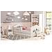 Letto Per Bambini Fala 160x80 Cassetto E Una Ringhiera+ Materasso E Giroletto Sleeping Princess Black - Foto miniatura 2