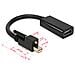 62640 0.25m Mini DisplayPort HDMI Nero cavo e adattatore video - Foto miniatura 2