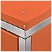 Copri Bidoni Pattumiera Doppia 138x77,5x112,5 cm Acciaio Inox - Foto miniatura 4