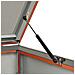 Copri Bidoni Pattumiera Doppia 138x77,5x112,5 cm Acciaio Inox - Foto miniatura 10