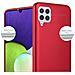 Custodia Compatibile Con Samsung Galaxy A22 4g / M22 / M32 4g In Rosso Metallico - Coperchio Protettivo In Silicone Tpu Flessibile - Foto miniatura 5