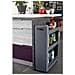 Carrello Mobilo - 3 Ripiani Componibili - Ruote Multidirezionali - 60 X 22 X 79 Cm - Grigio Antracite - Foto miniatura 1