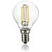 Lampadina E14 Sfera 4w 3000k Cri80 Trasp Dimm - Ideal Lux 188935 - Foto miniatura 2