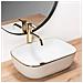 Lavabo Da Appoggio Belinda Gold Edge - Foto miniatura 2